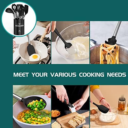 Umite Chef 15pcs Silicone Cooking Utensils Set