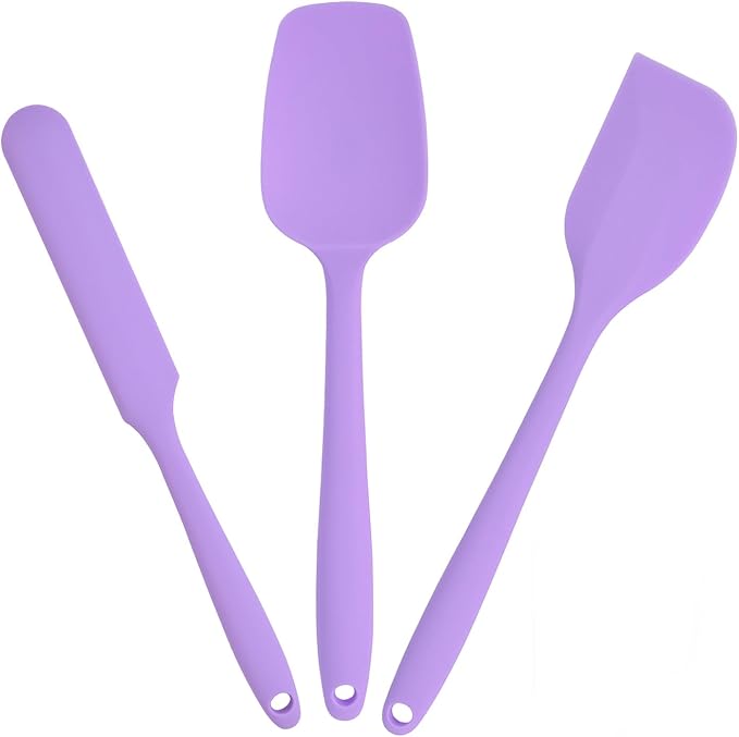 Spatulas Silicone Heat Resistant, Rubber Spatula Food Grade, Handle by Specializinginpetsupplies