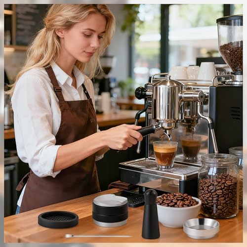 Espresso Accessories Kit - 6Pcs Coffee Tools with Stainless Steel