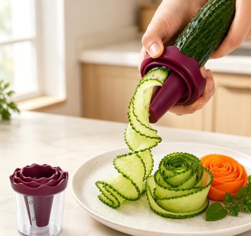 Manual Vegetable Spiralizer and Curler