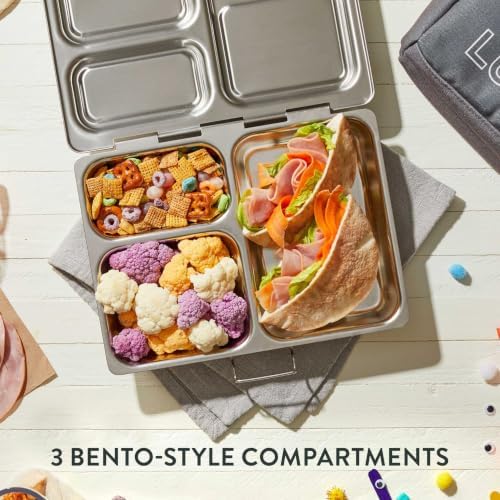 PlanetBox Launch Stainless Steel Lunchbox Replacement - Brushed