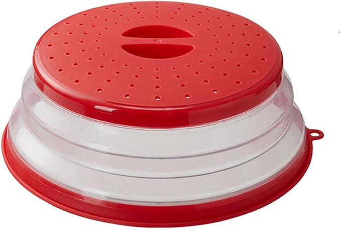 Collapsible Microwave Splatter Cover, 10.5 Inch, Dishwasher-safe, Microwave by JYYHSF