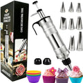 Cake Decorating Syringe Set–Icing piping kit with Piping Bags and Tips