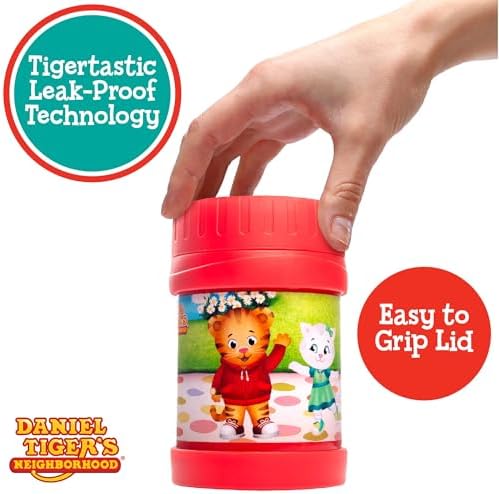 Daniel Tiger's Neighborhood Stainless Steel 13 oz Food Jar for Kids