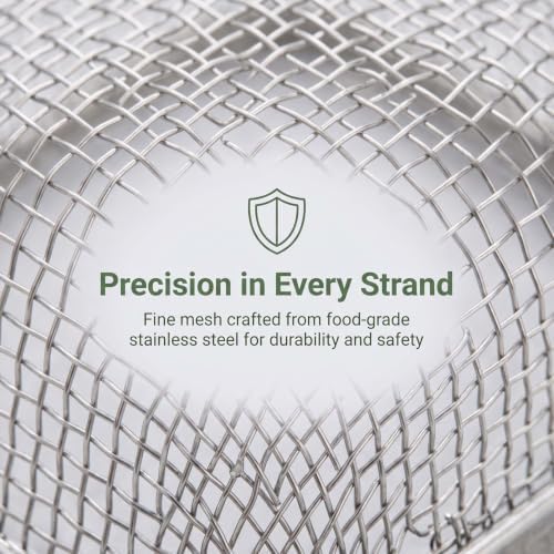Expandable Over-the-Sink Strainer Basket, Stainless Steel Mesh