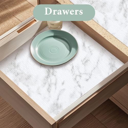 2-Layer Drawer and Shelf Liner for Kitchen Cabinet: 12 in X 20 Ft Non