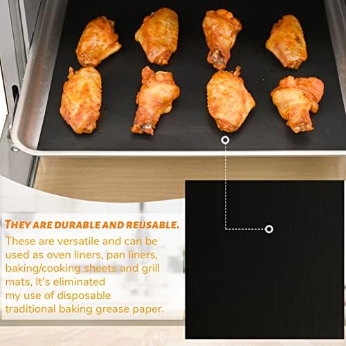 WMKGG 12 inch Square Air Fryer Liners Set, 3 Pack Toaster Oven Mat