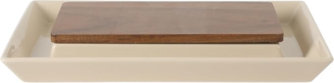 Gibson Elite 3-Section Stoneware Serving Tray by GibsonHomewares