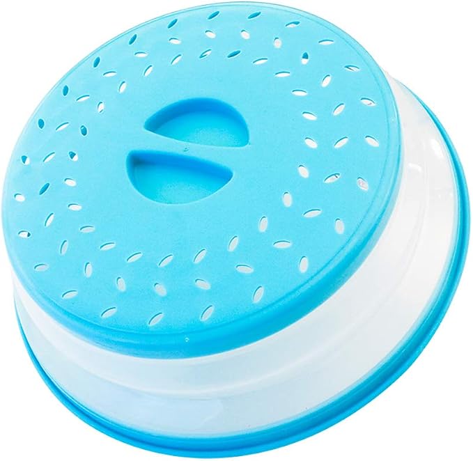 Pack of 2 Collapsible Microwave Food Cover, Splatter Guard, Vented Microwave Lid - Image 3