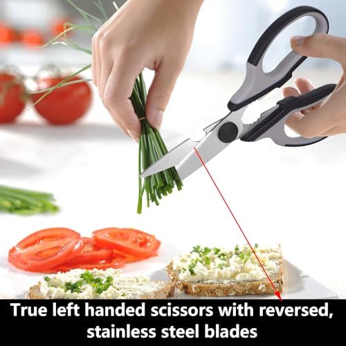 Left Handed Scissors Kitchen Shears, Meat Scissors Poultry Shears