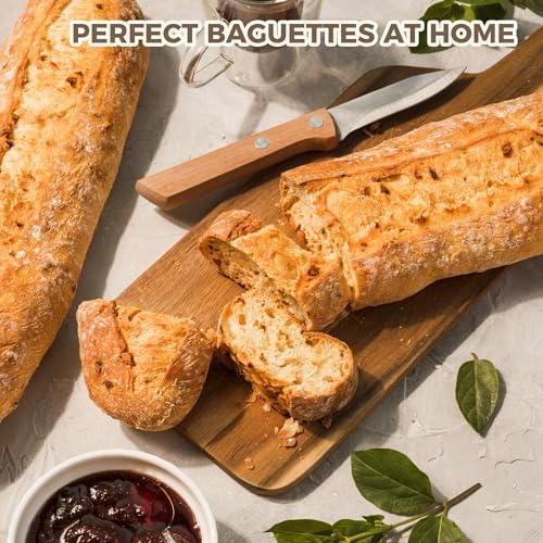 KITESSENSU Nonstick Baguette Pans for French Bread Baking, Perforated