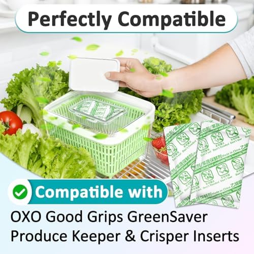 35 Pcs Carbon Filter Refills for OXO GreenSaver Produce Keepers