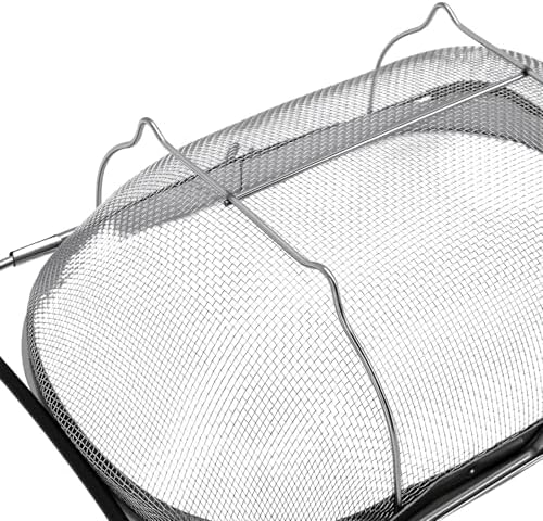 ASHATA Expandable Over Sink Colander, Large Stainless Steel Oval
