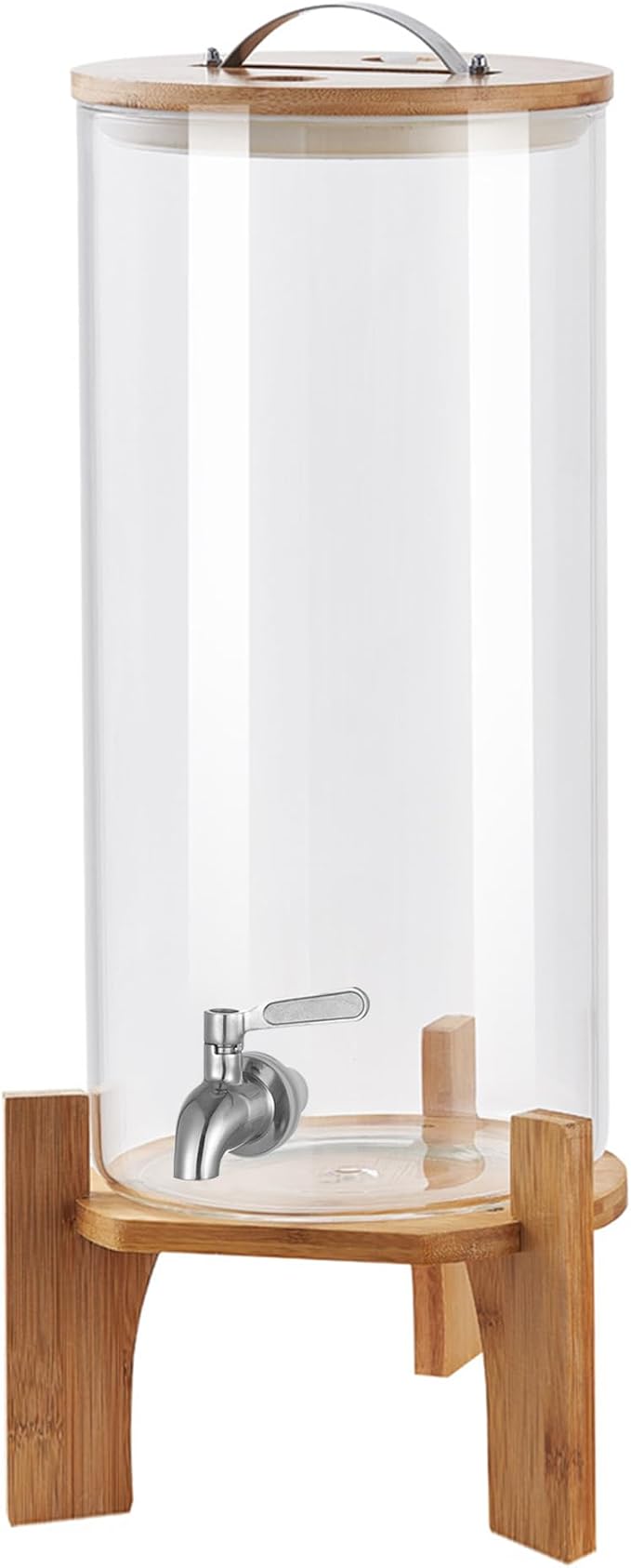 Beverage Dispenser, 2.9 Gallon Glass Drink Dispenser by OSXDOL