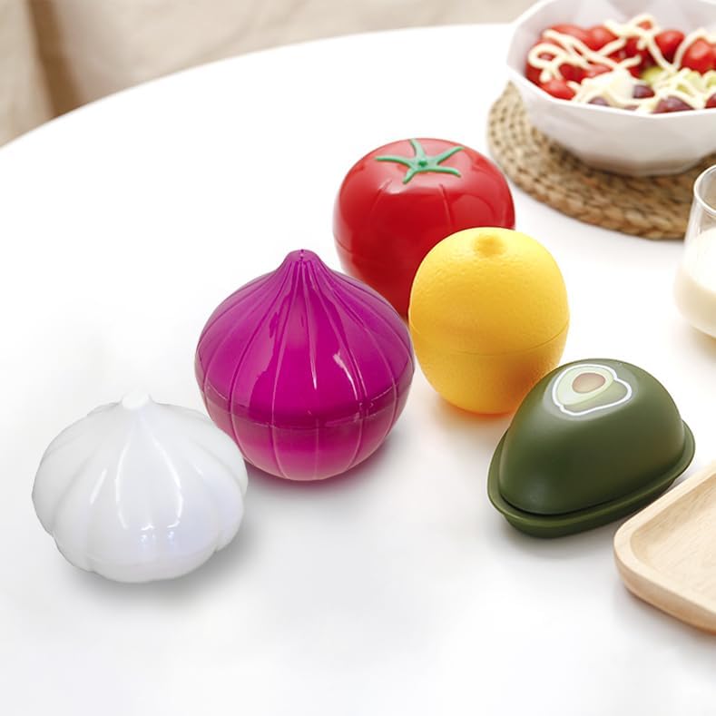 Vegetable and Fruit Storage Containers, 5 Pack