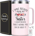 Lifecapido Sister Gifts, 20oz Stainless Steel Insulated Coffee Mug Set