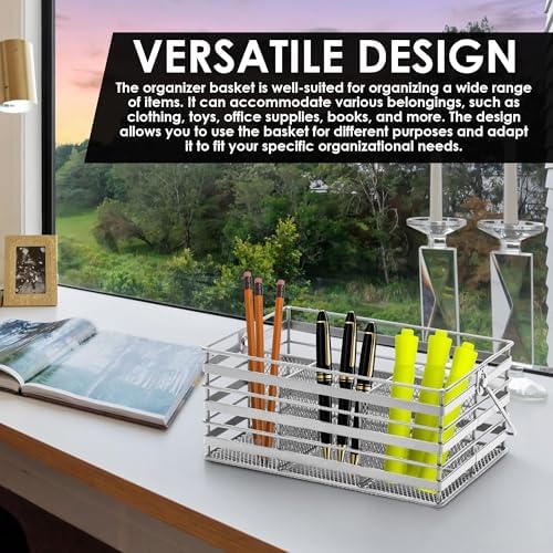 Kitchen Utensil Holder Countertop, Stainless Steel Utensil Basket