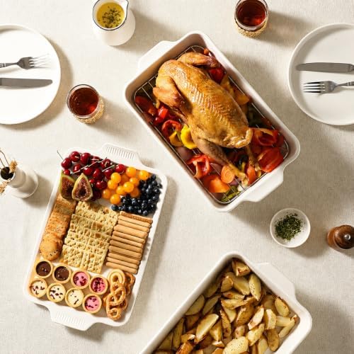 5.2 Qt Ceramic Baking Dish with Lid