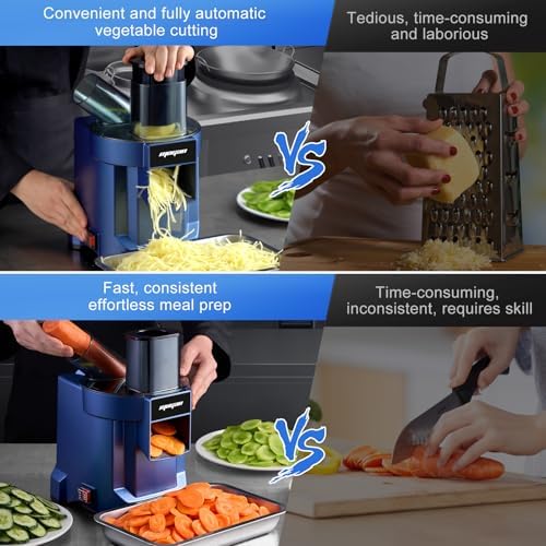 MOGAN 8-in-1 Commercial Electric Vegetable Cutter