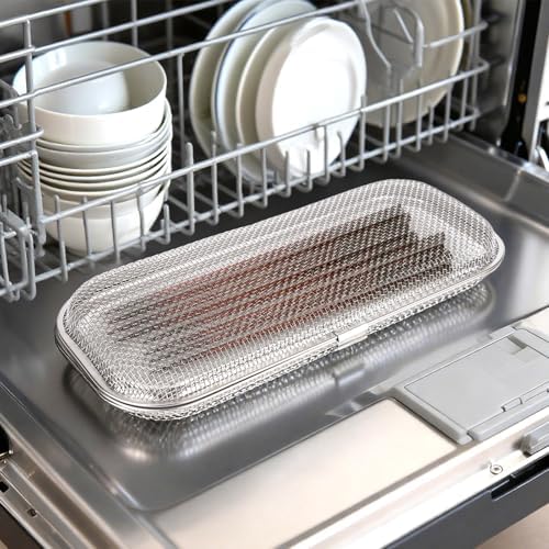 Dishwasher Chopstick Basket, 304 Stainless Steel Rectangular