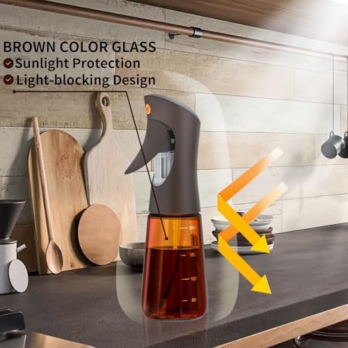 200ml Brown Glass Olive Oil Sprayer