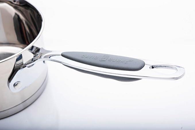 David Burke Stature Stainless Steel 1.75-Quart Sauce Pan - Image 2