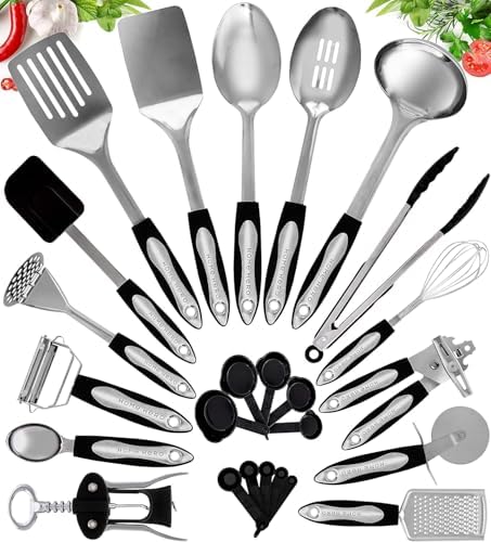 Home Hero 41-Piece Stainless Steel Kitchen Utensils Set