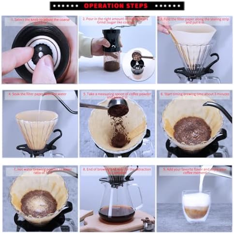 DS&DV All in One Travel and Camping Coffee Maker Set