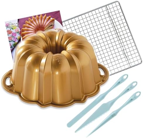 Nordic Ware Original Bundt Cake Pan - Finishing Tool & Cooling Rack