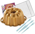 Nordic Ware Original Bundt Cake Pan - Finishing Tool & Cooling Rack