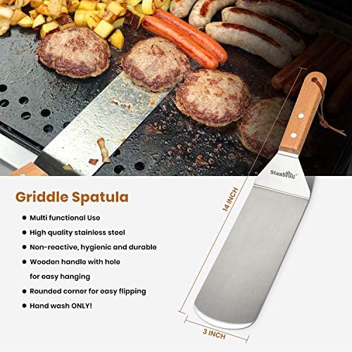 Stanbroil Stainless Steel Spatula Set Tools for Blackstone and Camp