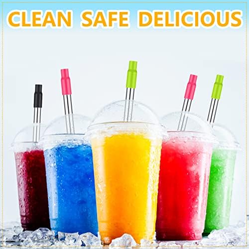 Gejoy 6 Pack Collapsible Metal Reusable Straws with Case, Cruise