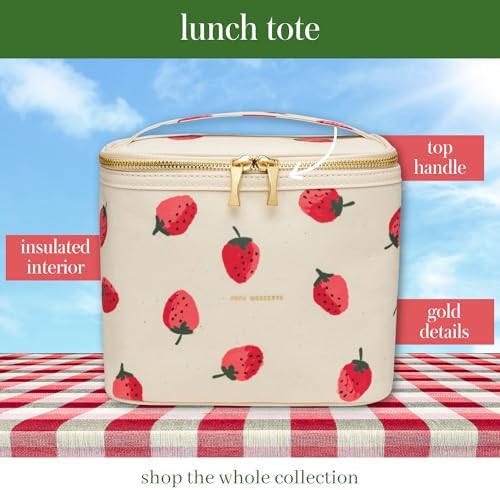 kate spade new york Small Insulated Lunch Box, Strawberries