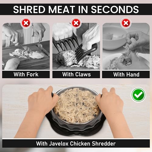 Chicken Shredder Tool Twist – Large Chicken Breast Shredder & Grinder