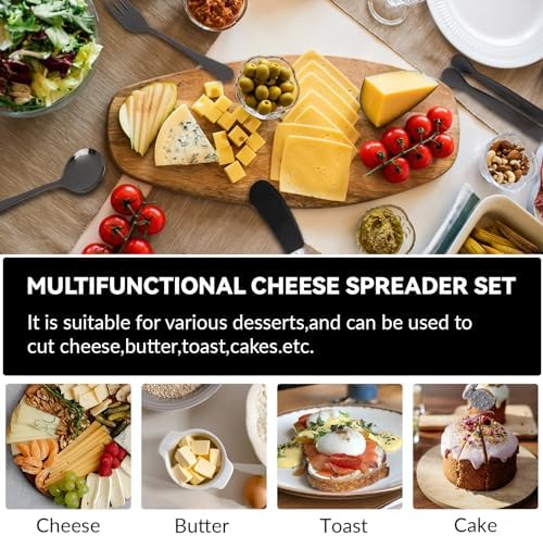 Charcuterie Accessories(25 Psc), Cheese Spreaders For Charcuterie