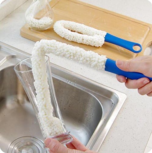16-Inch Flexible Foam Washing Wand, Long Bottle Brush for Water