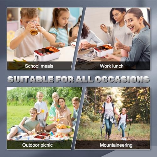 Umigy 4 Pcs Stainless Steel Food Containers