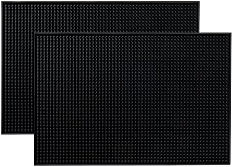 BARsics PVC Bar Service Mat for Cocktail Bartender 18x12 inches