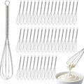 50 Pack Mini Whisk Stainless Steel - 6 Inch Small Whisks for Cooking