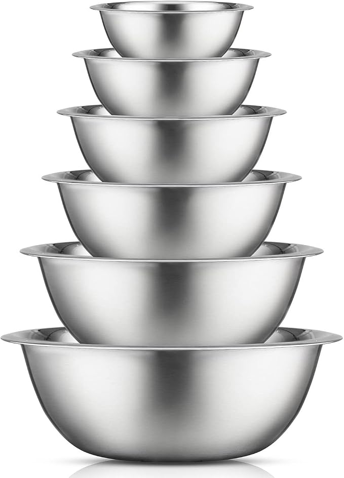 JoyJolt Stainless Steel Mixing Bowl Set by JoyJolt