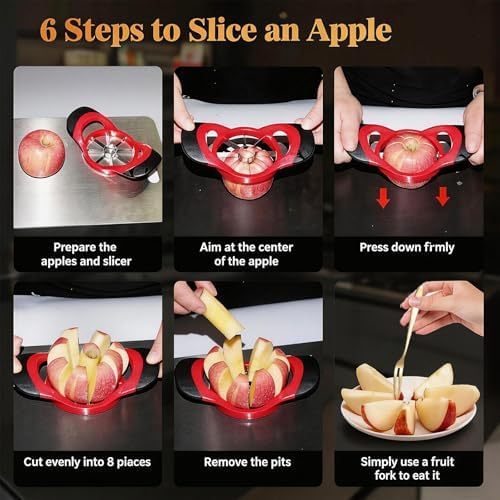 2 Pack Pineapple Corer, with Apple Slicer and 2 Fruit Forks –Pineapple