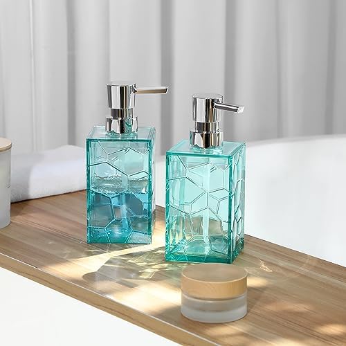 Hand Soap Dispenser, Clear Acrylic Plastic Liquid Pump Bottles