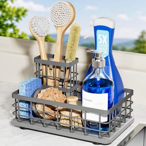 Extra Large Kitchen Sink Caddy with Drying Stone