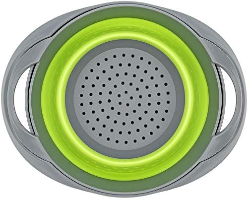 Collapsible Strainer and Bowl Set – Space-Saving Kitchen Colander Pack