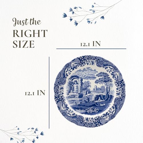 Spode – Blue Italian Blue Italian Charger Plate – BlueWhite