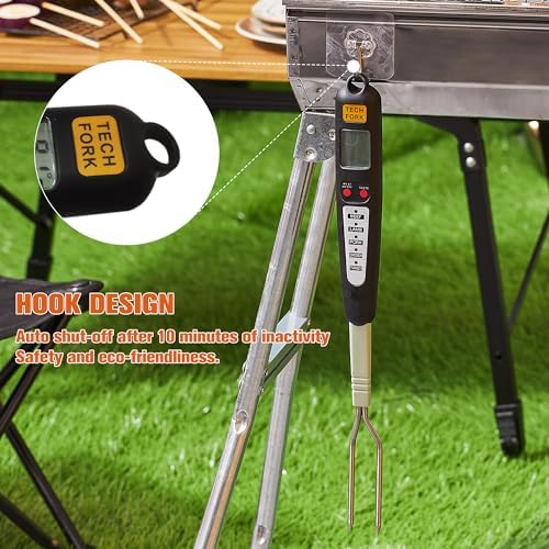 Instant Read Digital Meat Thermometer Fork