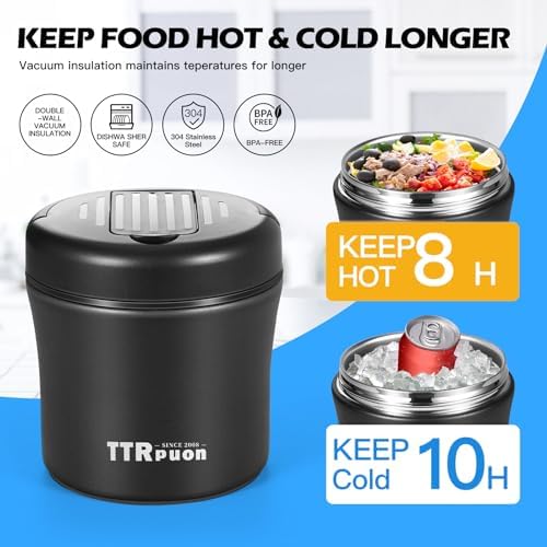 40oz Insulated Food Jar for Adults,Stainless Steel Hot Meal Container