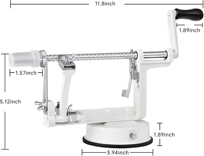Apple Peeler Corer, 5 In 1 Apple Peeler Slicer Corer - Image 2