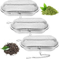 Hoolerry 3 Pcs Large Tea Ball Infusers, Loose Leaf Tea Strainers