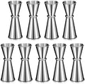 Yinkin 9 Pcs Jigger Bartending Cocktail 2 oz 1 oz Japanese Double